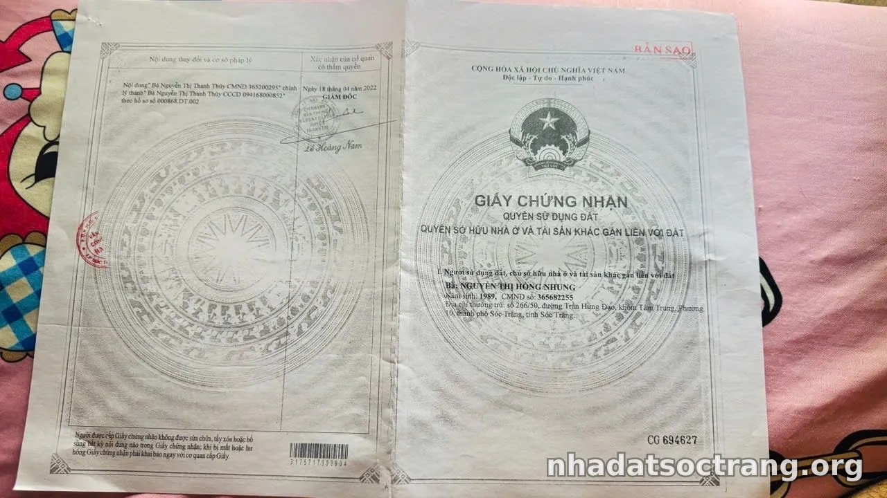 Bán đất 937B - Đại Lộ Đông Tây- Gần Chợ Thạnh Trị